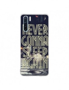 Coque Oppo Reno3 / A91 Never Gonna Sleep New York City -...