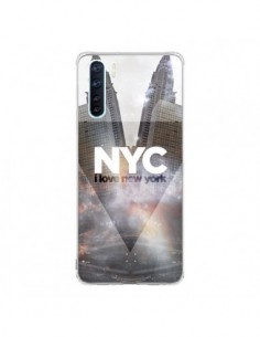 Coque Oppo Reno3 / A91 I Love New York City Gris - Javier...