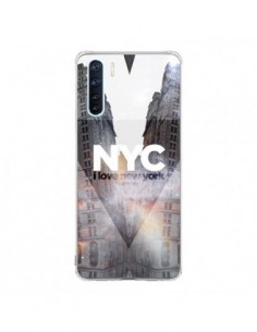 Coque Oppo Reno3 / A91 I Love New York City Orange -...