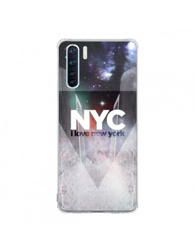 Coque Oppo Reno3 / A91 I Love New York City Bleu - Javier Martinez