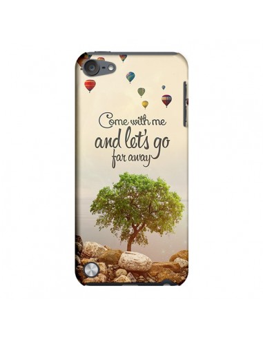 Coque Let's Go Far Away Ballons pour iPod Touch 5 - Eleaxart