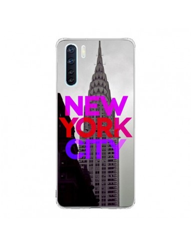 Coque Oppo Reno3 / A91 New York City Rose Rouge - Javier Martinez