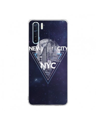 Coque Oppo Reno3 / A91 New York City Triangle Bleu - Javier Martinez