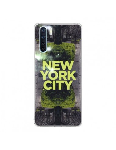 Coque Oppo Reno3 / A91 New York City Vert - Javier Martinez