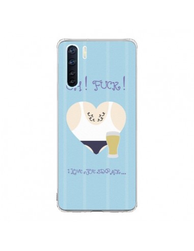 Coque Oppo Reno3 / A91 Homme Man Fuck Love Coeur Amour - Julien Martinez