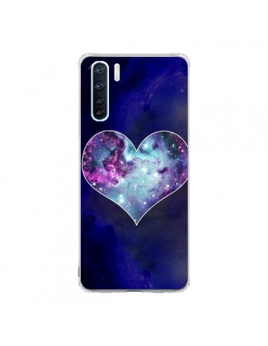 Coque Oppo Reno3 / A91 Nebula Heart Coeur Galaxie - Jonathan Perez