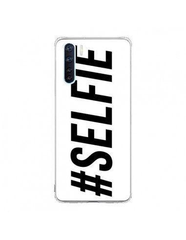 Coque Oppo Reno3 / A91 Hashtag Selfie Blanc Horizontal - Jonathan Perez