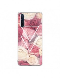 Coque Oppo Reno3 / A91 Roses Triangles Fleurs - Jonathan...