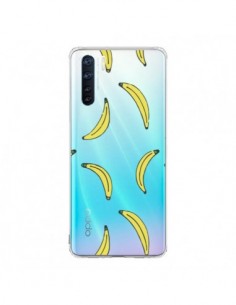 Coque Oppo Reno3 / A91 Bananes Bananas Fruit Transparente...