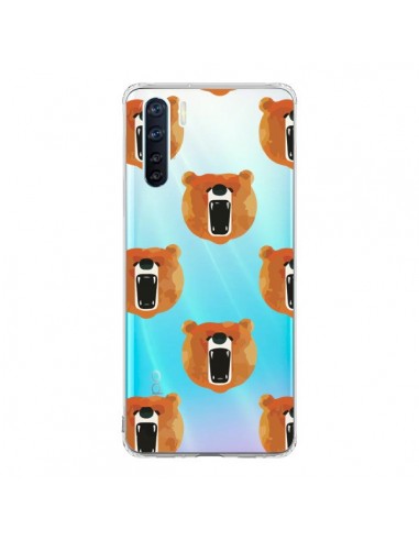 Coque Oppo Reno3 / A91 Ours Ourson Bear Transparente - Dricia Do