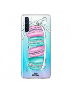 Coque Oppo Reno3 / A91 Macarons Pink Mint Rose...