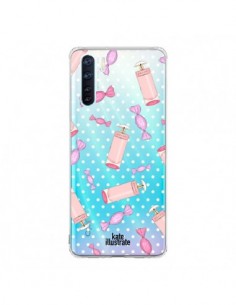 Coque Oppo Reno3 / A91 Candy Bonbons Transparente -...