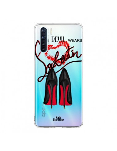 Coque Oppo Reno3 / A91 The Devil Wears Shoes Demon Chaussures Transparente - kateillustrate