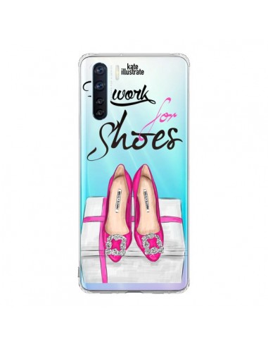 Coque Oppo Reno3 / A91 I Work For Shoes Chaussures Transparente - kateillustrate