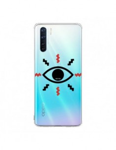 Coque Oppo Reno3 / A91 Eye I See You Oeil Transparente -...