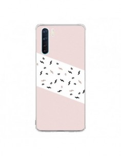 Coque Oppo Reno3 / A91 Festive Pattern Rose - Koura-Rosy...