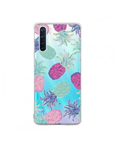 Coque Oppo Reno3 / A91 Ananas Pineapple Fruit Ete Summer Transparente - Lisa Argyropoulos