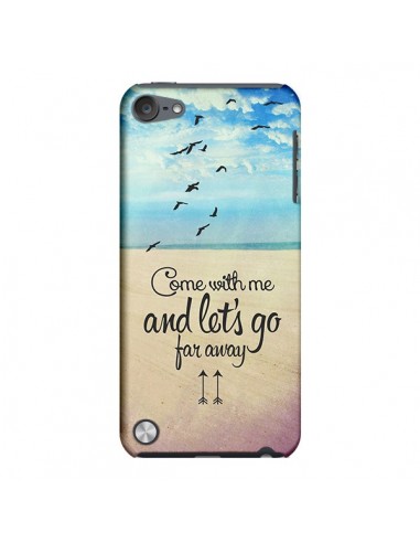 Coque Let's Go Far Away Beach Plage pour iPod Touch 5 - Eleaxart