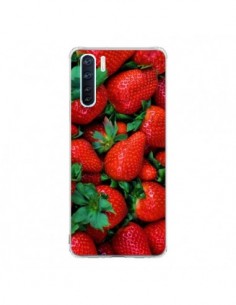 Coque Oppo Reno3 / A91 Fraise Strawberry Fruit - Laetitia