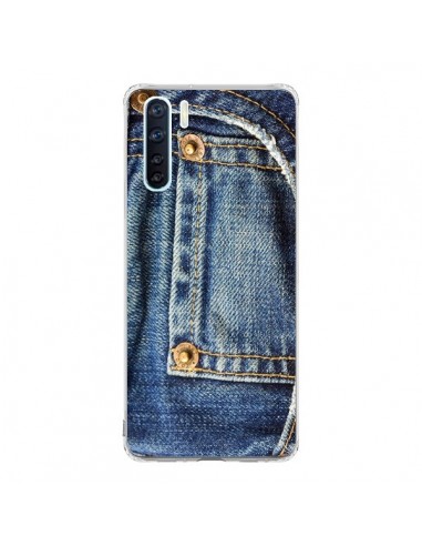 Coque Oppo Reno3 / A91 Jean Bleu Vintage - Laetitia