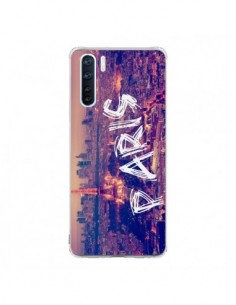 Coque Oppo Reno3 / A91 Paris Tour Eiffel Tower Nuit -...