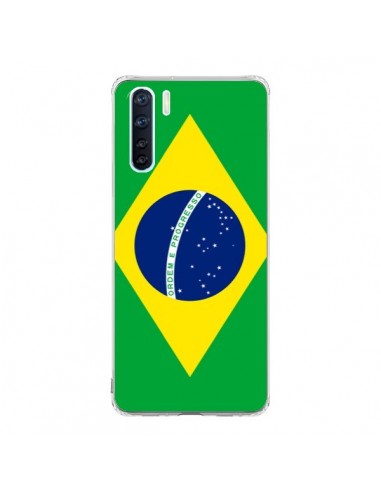 Coque Oppo Reno3 / A91 Drapeau Brésil Brésilien - Laetitia