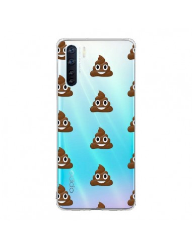 Coque Oppo Reno3 / A91 Shit Poop Emoticone Emoji Transparente - Laetitia