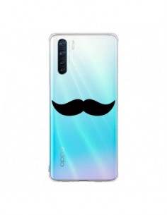 Coque Oppo Reno3 / A91 Moustache Movember Transparente -...
