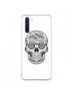 Coque Oppo Reno3 / A91 Tête de Mort Mexicaine Noir -...