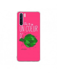 Coque Oppo Reno3 / A91 Toi tu as un coeur d'artichaut -...