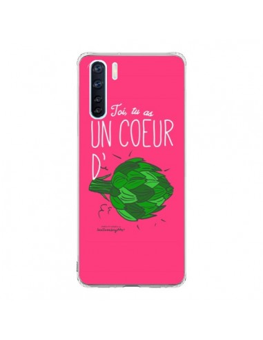 Coque Oppo Reno3 / A91 Toi tu as un coeur d'artichaut - Leellouebrigitte