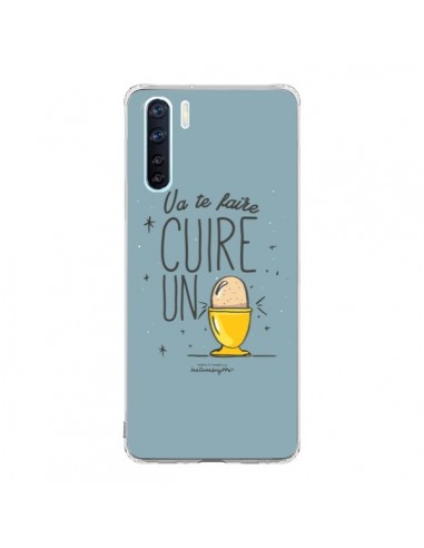 Coque Oppo Reno3 / A91 Va te faire cuir un oeuf gris - Leellouebrigitte