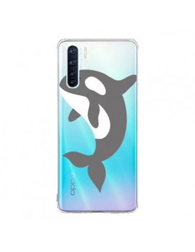 Coque Oppo Reno3 / A91 Orque Orca Ocean Transparente - Petit Griffin