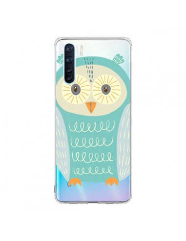 Coque Oppo Reno3 / A91 Hibou Owl Transparente - Petit Griffin