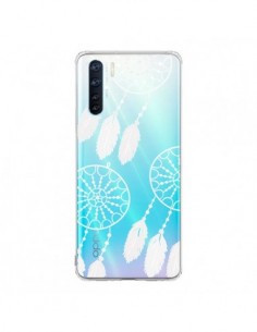 Coque Oppo Reno3 / A91 Attrape Rêves Blanc Dreamcatcher...