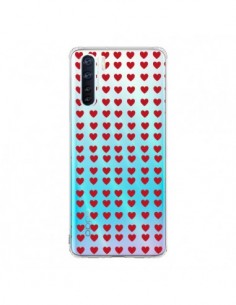 Coque Oppo Reno3 / A91 Coeurs Heart Love Amour Red...