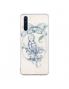 Coque Oppo Reno3 / A91 Bird Oiseau Mignon Vintage - Lassana