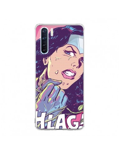 Coque Oppo Reno3 / A91 Girl Shlag Comics BD - Lassana