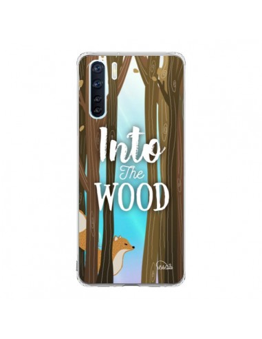 Coque Oppo Reno3 / A91 Into The Wild Renard Bois Transparente - Lolo Santo