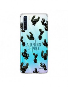 Coque Oppo Reno3 / A91 Cactus Je Pique Transparente -...