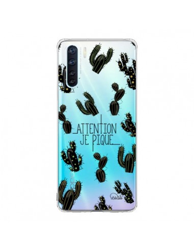 Coque Oppo Reno3 / A91 Cactus Je Pique Transparente - Lolo Santo