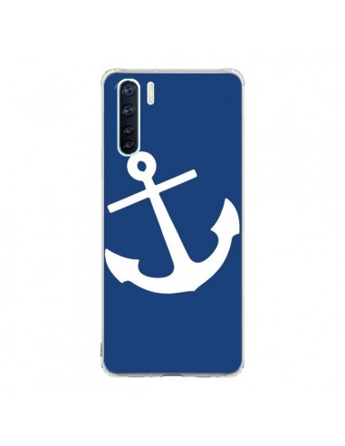 Coque Oppo Reno3 / A91 Ancre Navire Navy Blue Anchor - Mary Nesrala