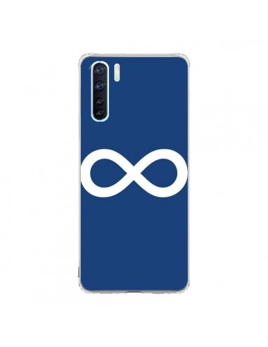 Coque Oppo Reno3 / A91 Infini Navy Blue Infinity - Mary Nesrala