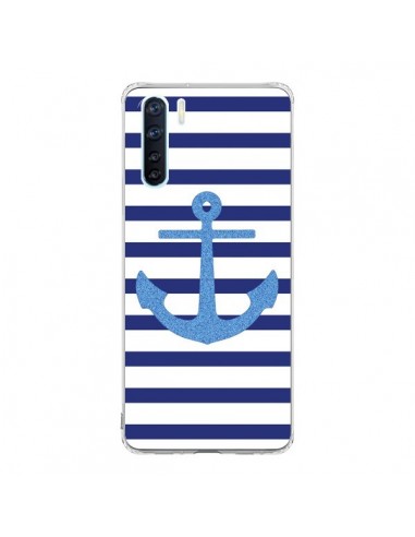 Coque Oppo Reno3 / A91 Ancre Voile Marin Navy Blue - Mary Nesrala