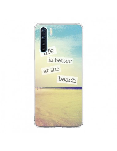 Coque Oppo Reno3 / A91 Life is better at the beach Ete Summer Plage - Mary Nesrala