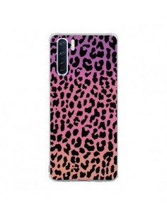 Coque Oppo Reno3 / A91 Leopard Hot Rose Corail - Mary...