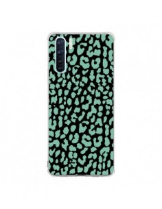 Coque Oppo Reno3 / A91 Leopard Mint Vert - Mary Nesrala