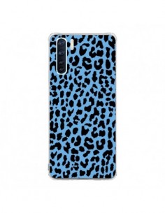 Coque Oppo Reno3 / A91 Leopard Bleu Neon - Mary Nesrala