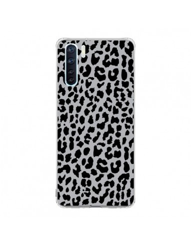 Coque Oppo Reno3 / A91 Leopard Gris Neon - Mary Nesrala