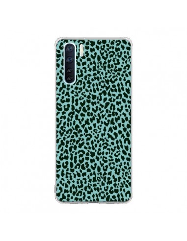 Coque Oppo Reno3 / A91 Leopard Turquoise Neon - Mary Nesrala